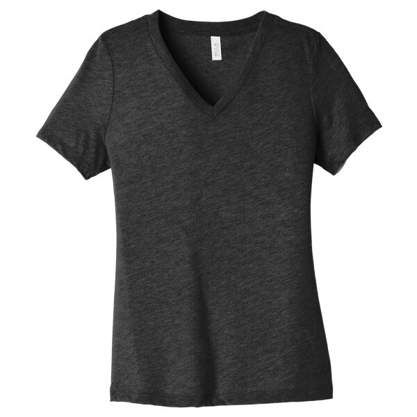 Women's Relaxed Triblend V Neck Tee Thumbnail