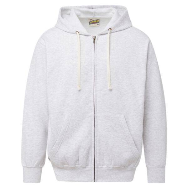 Unisex Vintage Fleece Full-Zip Hooded Sweatshirt Thumbnail