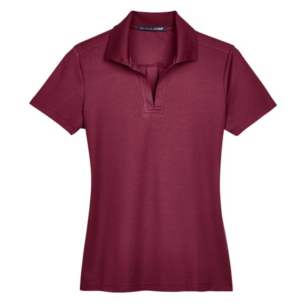 Women's CrownLux Performance® Plaited Polo Thumbnail