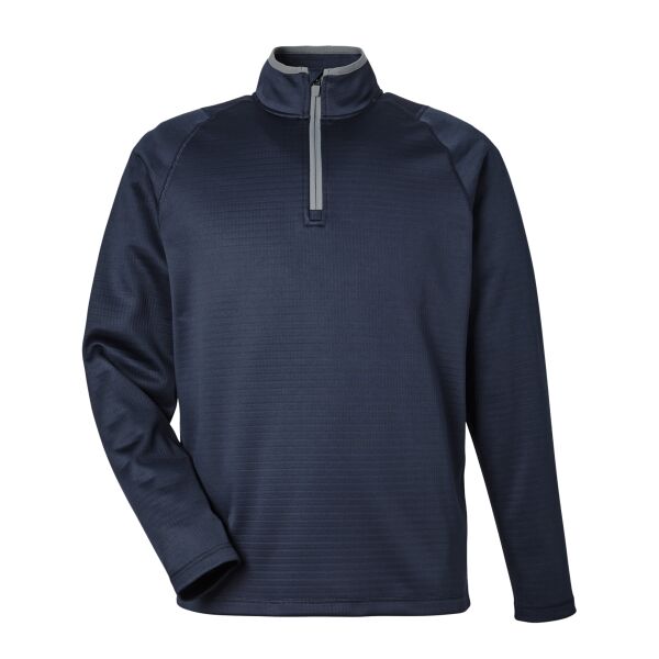 Men's Waffle Fleece Quarter-Zip Pullover Thumbnail