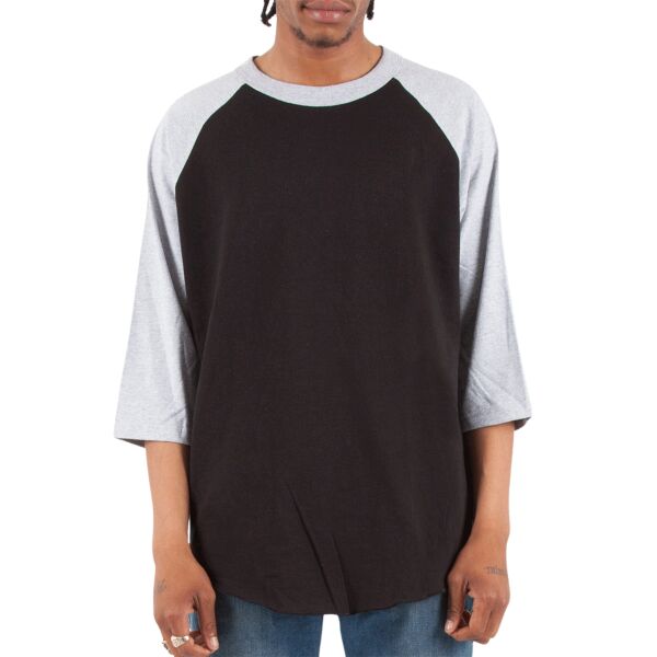 Unisex Three-Quarter Sleeve Raglan T-Shirt Thumbnail