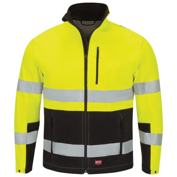 Men's Hi-Visibility Soft Shell Jacket Thumbnail