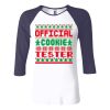 Ladies' Baby Rib Three-QuarterSleeve Contrast Raglan T-Shirt Thumbnail