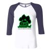 Ladies' Baby Rib Three-QuarterSleeve Contrast Raglan T-Shirt Thumbnail
