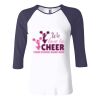 Ladies' Baby Rib Three-QuarterSleeve Contrast Raglan T-Shirt Thumbnail