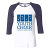 Ladies' Baby Rib Three-QuarterSleeve Contrast Raglan T-Shirt Thumbnail