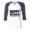 Ladies' Baby Rib Three-QuarterSleeve Contrast Raglan T-Shirt Thumbnail
