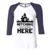 Ladies' Baby Rib Three-QuarterSleeve Contrast Raglan T-Shirt Thumbnail