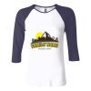 Ladies' Baby Rib Three-QuarterSleeve Contrast Raglan T-Shirt Thumbnail