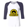 Ladies' Baby Rib Three-QuarterSleeve Contrast Raglan T-Shirt Thumbnail