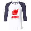 Ladies' Baby Rib Three-QuarterSleeve Contrast Raglan T-Shirt Thumbnail