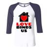 Ladies' Baby Rib Three-QuarterSleeve Contrast Raglan T-Shirt Thumbnail