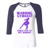 Ladies' Baby Rib Three-QuarterSleeve Contrast Raglan T-Shirt Thumbnail
