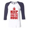 Ladies' Baby Rib Three-QuarterSleeve Contrast Raglan T-Shirt Thumbnail