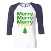 Ladies' Baby Rib Three-QuarterSleeve Contrast Raglan T-Shirt Thumbnail